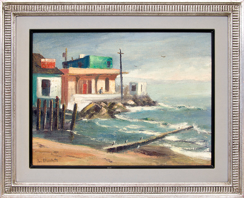 Capitola (California), Oil Painting, circa 1955