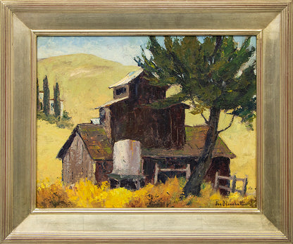 Jam Factory Out of Aptos (California), Oil Painting, mid 20th century