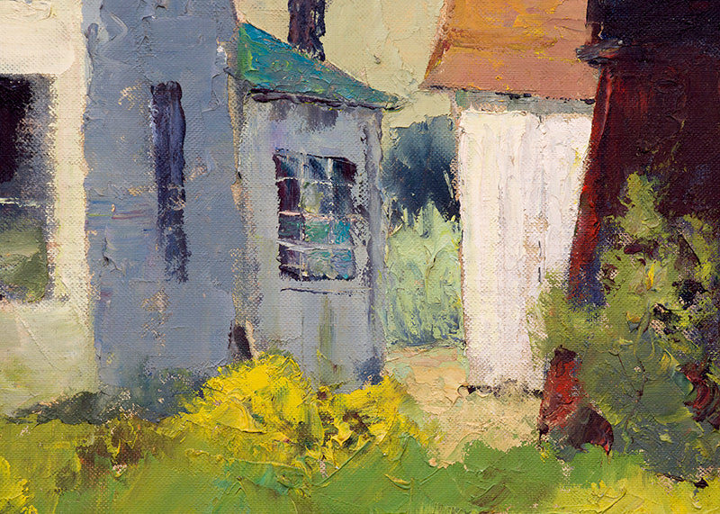 Untitled (Northerrn California home), Oil Painting, mid 20th century