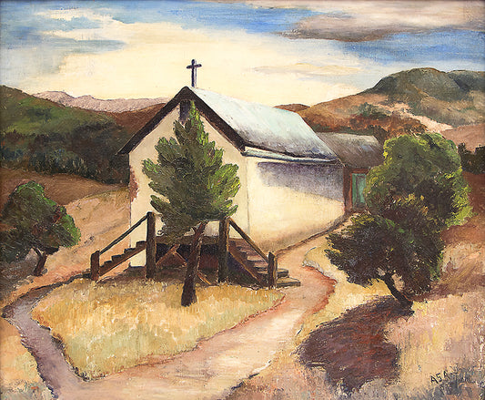 High Rolls, New Mexico, Oil Painting, 1942