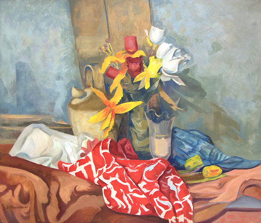 Untitled (Still life), Oil Painting, 1945