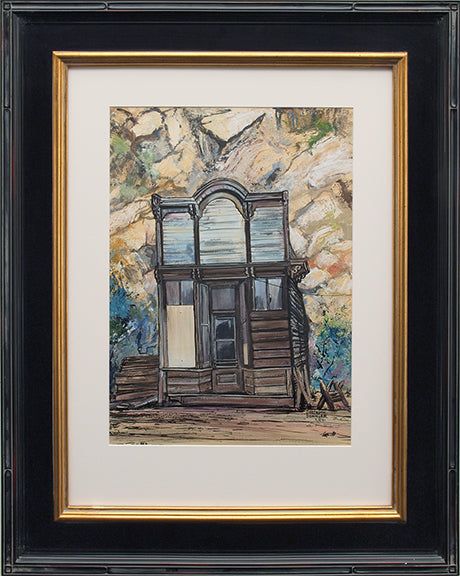 Lone Survivor, Georgetown, CO, Watercolor Painting, February, 1964