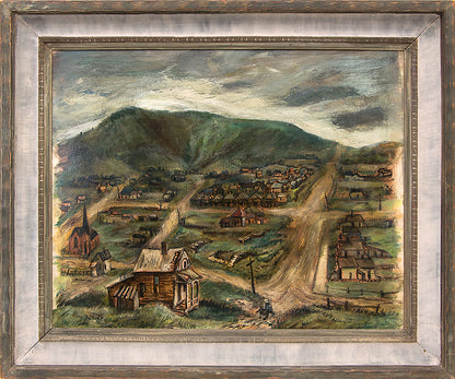 Victor, Colorado, Oil Painting, 1942