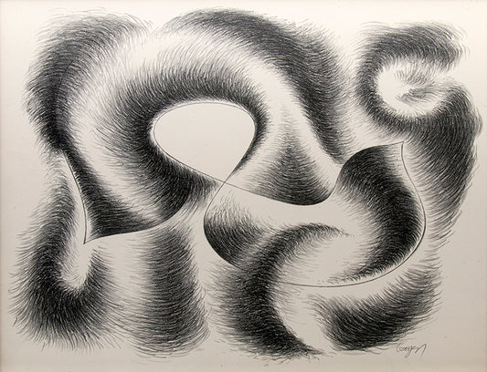 Convolution, Lithograph Print, 1948