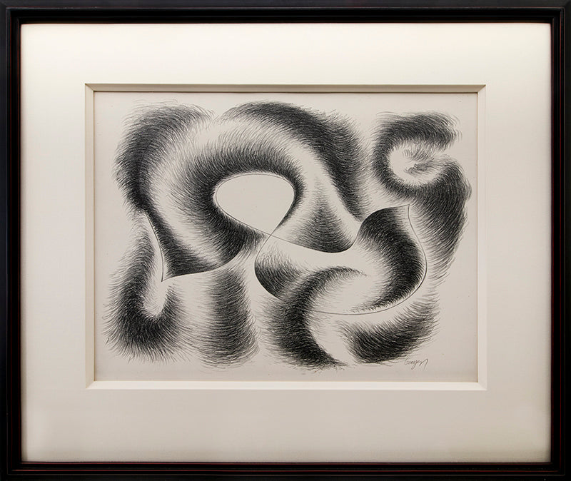 Convolution, Lithograph Print, 1948