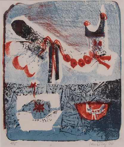 Cycle, 4/5, Lithograph Print, 1966