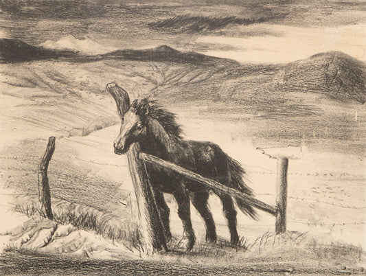 Forgotten, 53/80, Lithograph Print, 1943