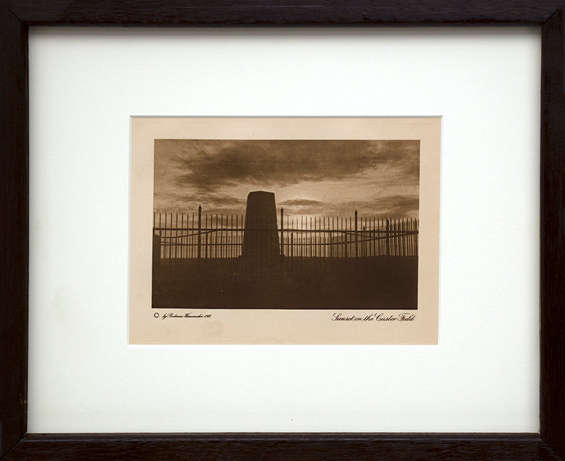 Sunset on the Custer Field, Photogravure Photogravure, 1913