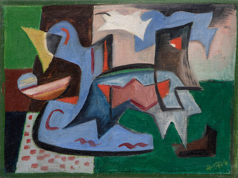 Untitled (Abstract), Oil Painting, 1944