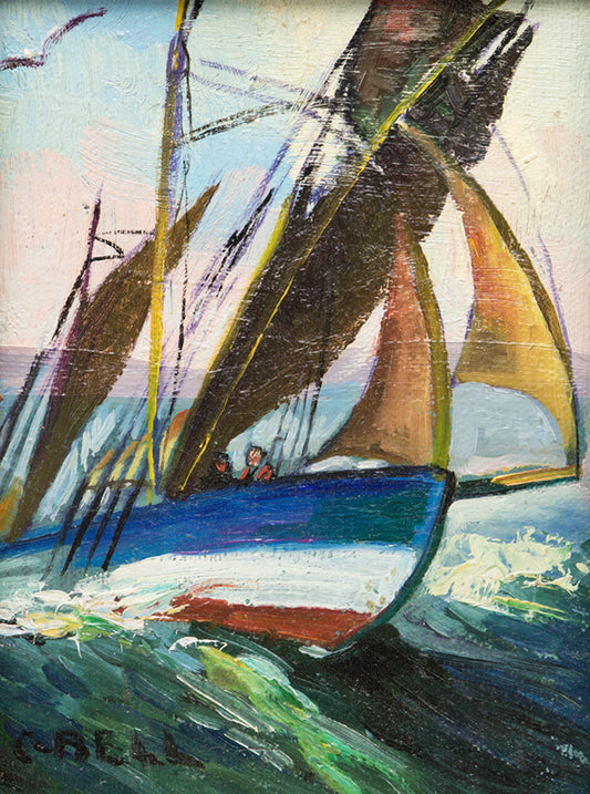 Untitled (Sailing), Oil Painting