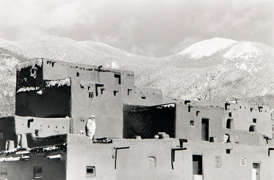 Taos Winter, Taos, New Mexico, Photograph, circa 1961