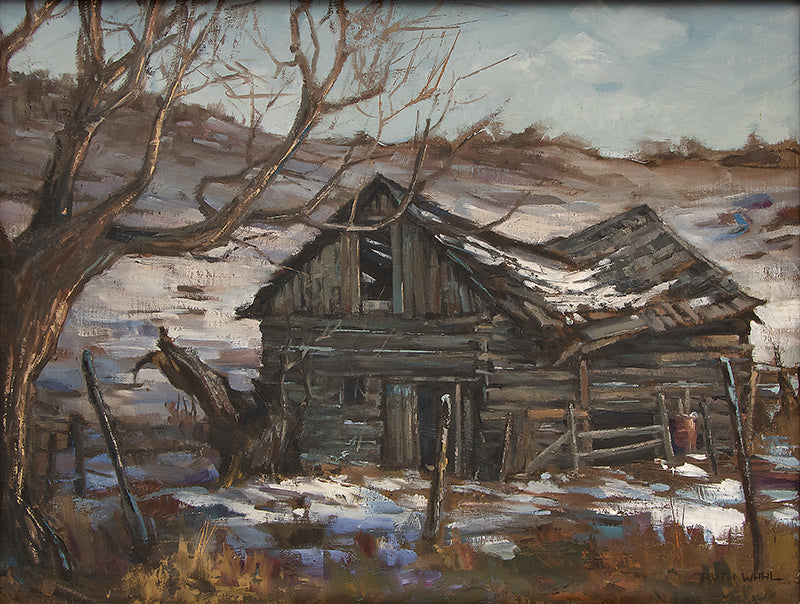 Untitled (Along Santa Fe Road), Oil Painting, 20th century