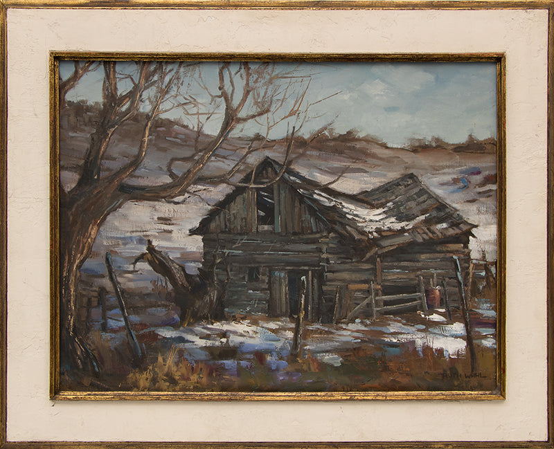 Untitled (Along Santa Fe Road), Oil Painting, 20th century