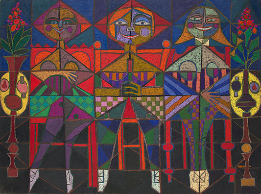 Edward Marecak (1919-1993) artwork for sale. The Three Fates, Oil Painting, 1968