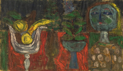 A Grand Personage, Acrylic Painting, 1950