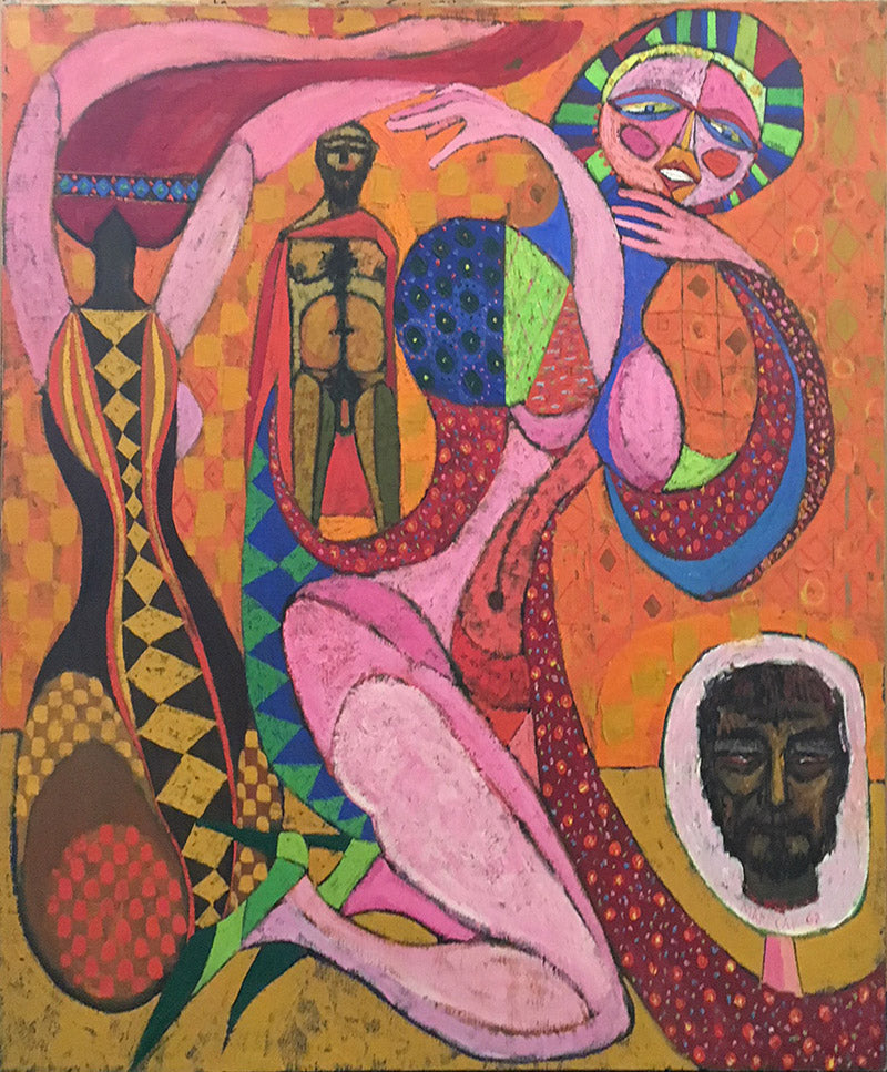 Salome with the Head of John the Baptist, Oil Painting, 1962