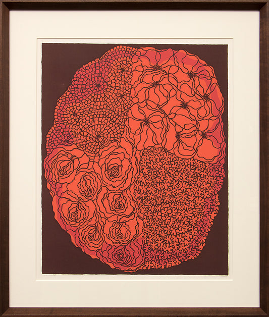 Four Flowers, Silkscreen Print