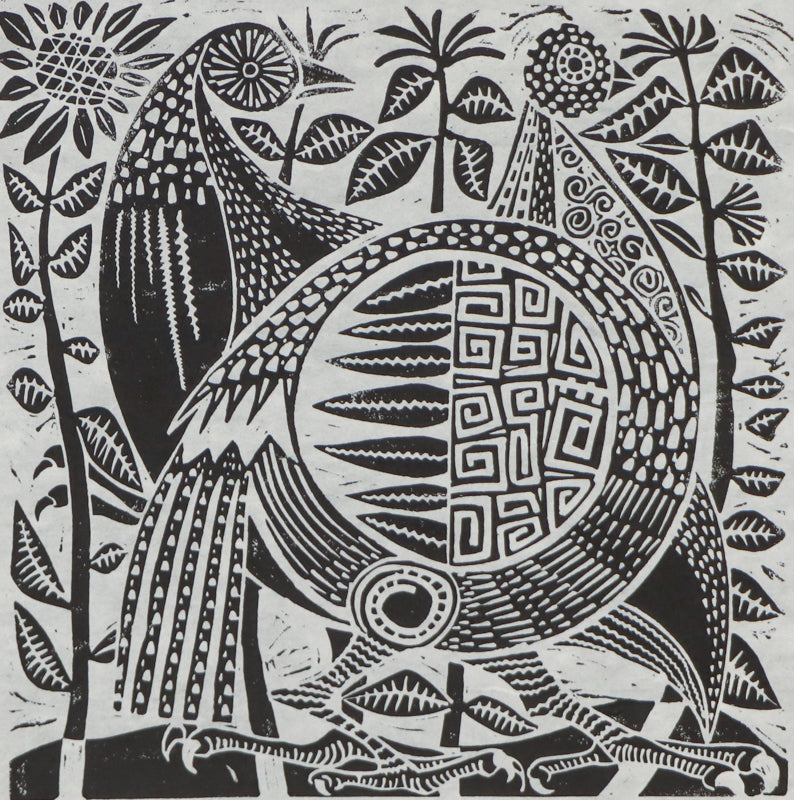 Edward Marecak (1919-1993) artwork for sale. Birds, Woodcut (Woodblock) Print, circa 1940-1970