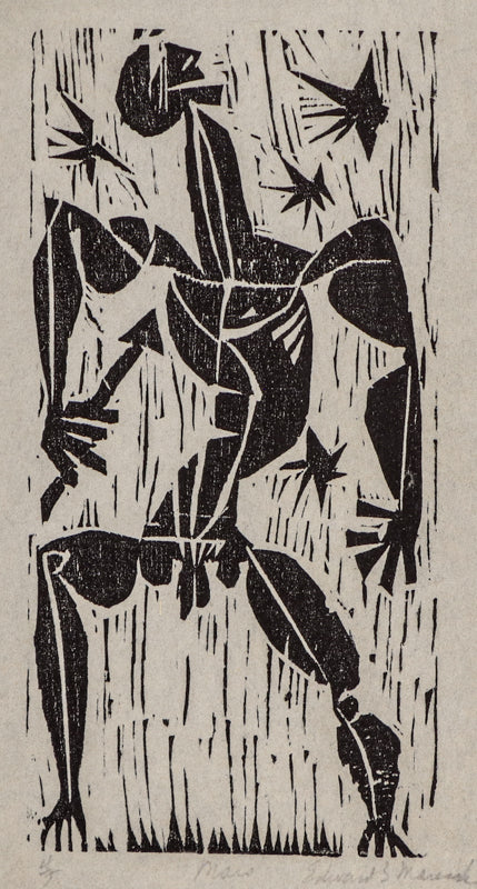 Mars II, Woodcut (Woodblock) Print, circa 1940-1970