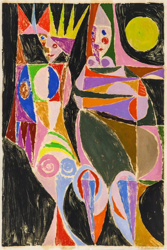 The Spell, Mixed Media Drawing, 1960s