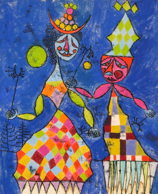 Untitled #11, Mixed Media Painting, 1950s