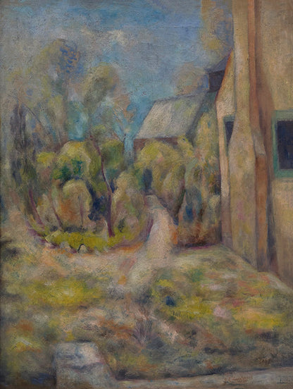 Early Spring (Thompson's Studio), Oil Painting, 1933