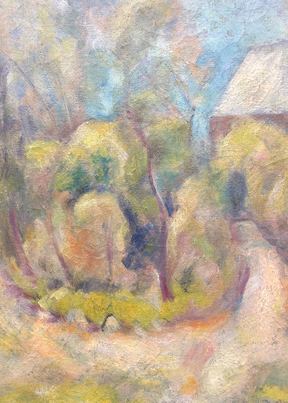 Early Spring (Thompson's Studio), Oil Painting, 1933