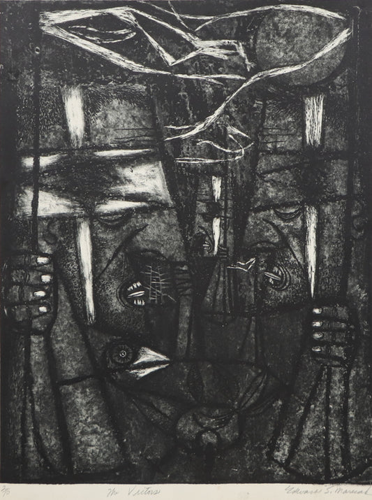 Edward Marecak (1919-1993) artwork for sale. The Victors, Lithograph Print, circa 1940-1970