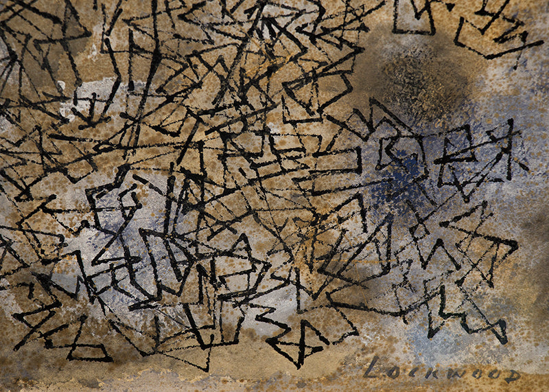 Web, Mixed Media Painting, circa 1950