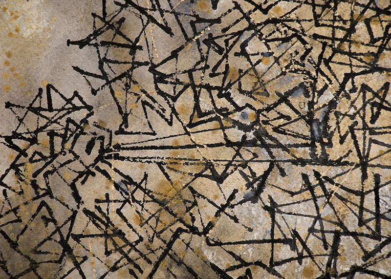 Web, Mixed Media Painting, circa 1950