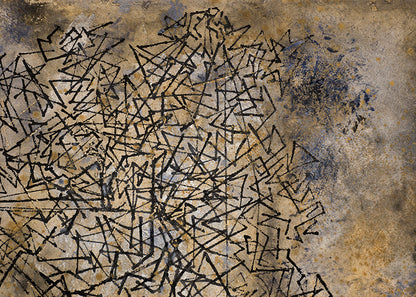 Web, Mixed Media Painting, circa 1950