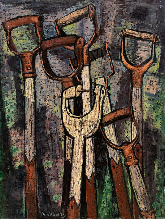 Shovel Handles, Oil Painting, 1953