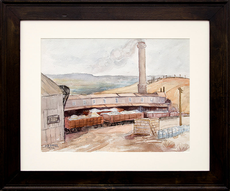 Golden Cycle Mine (Old Colorado City, Colorado), Watercolor Painting, 1940