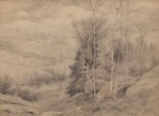 Charles Partridge Adams (1858-1942) artwork for sale. Untitled, Graphite Drawing, circa 1910