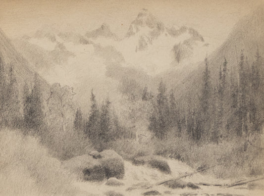 Charles Partridge Adams (1858-1942) artwork for sale. Untitled, Graphite Drawing, circa 1910