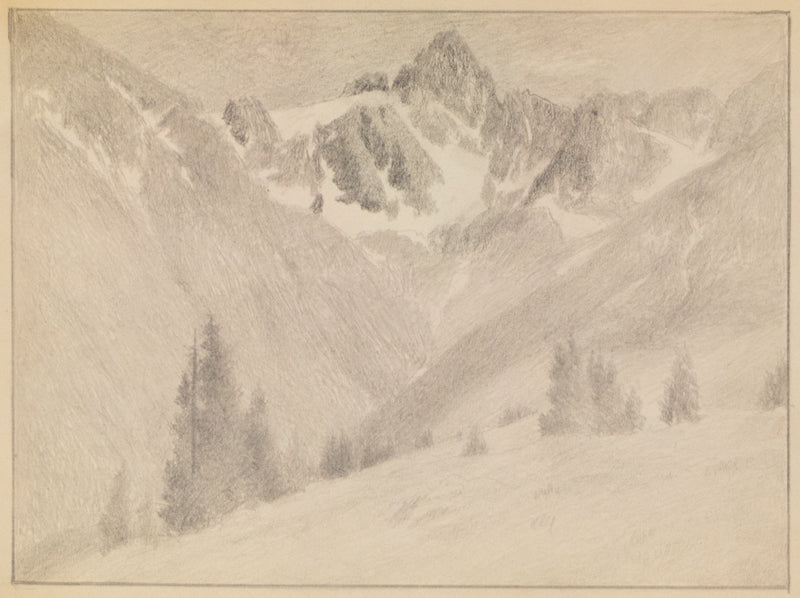 Charles Partridge Adams (1858-1942) artwork for sale. Untitled, Graphite Drawing, circa 1910