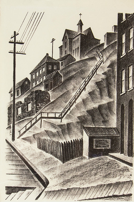 Central City (Colorado) 3/25, Lithograph Print, 1933