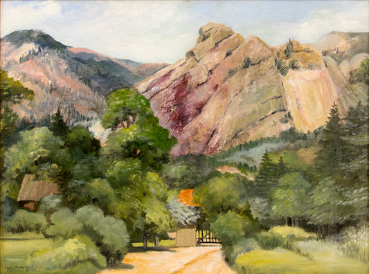 Untitled (Summer Landscape), Oil Painting, 1938