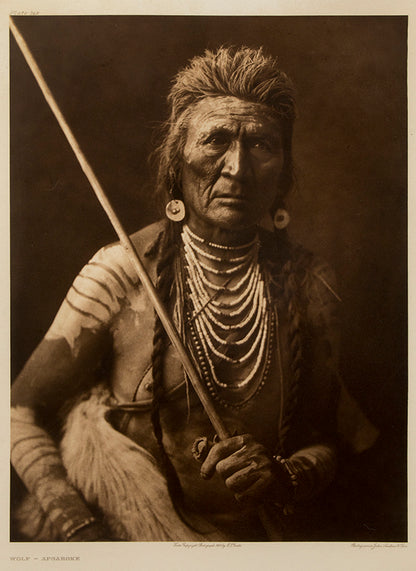 Wolf- Apsaroke, Portfolio #4, Plate #142, Photogravure Photogravure, 1908