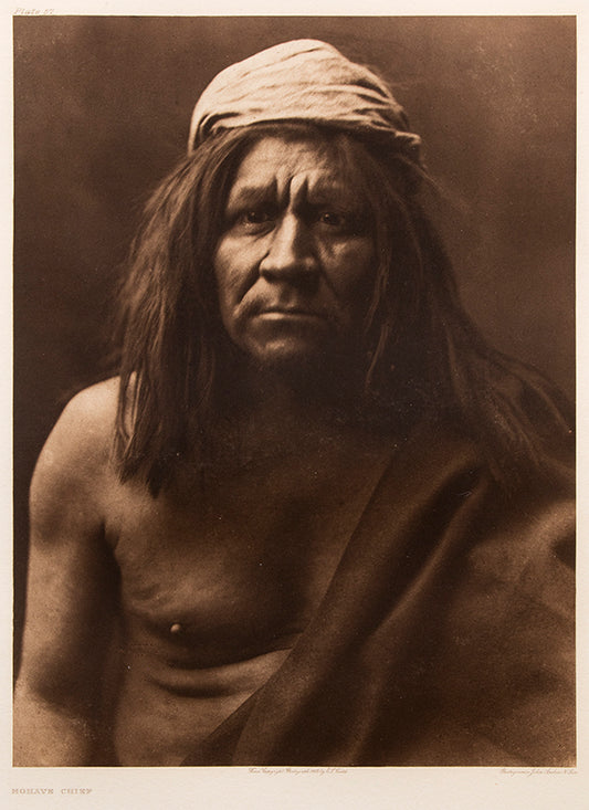 Mohave Chief, Portfolio #2, Plate #57, Photogravure Photogravure, 1903