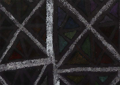 X Marks the Spot, Mixed Media Painting, 1960s