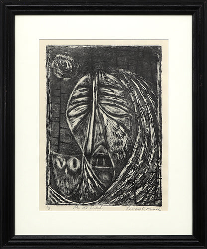 The Old Witch (Ed's Last Litho) (2/5), Lithograph Print, 1948