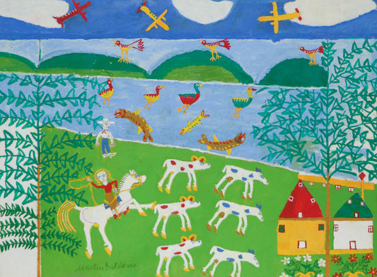 The Ranch (San Luis Potosi, Mexico), Oil Painting, 1953-1965