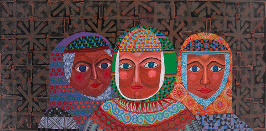 The Three Fates, Acrylic Painting, 1987