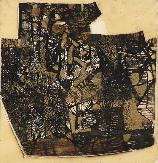 Untitled (Abstract, Beulah, Colorado), Mixed Media Drawing