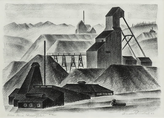 Silver Mine, Russell Gulch (12/25), Lithograph Print, 1933