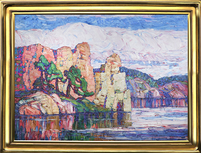 Silent Waters (Colorado), Oil Painting, 1923