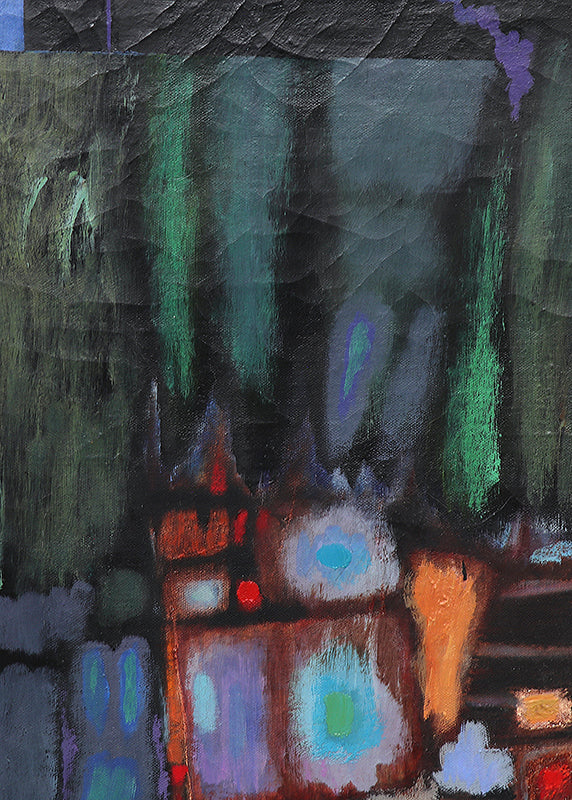 Florentine Night, Oil Painting, circa 1951