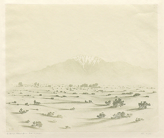 From Indio, California (Desert Set), Etching Print, circa 1921