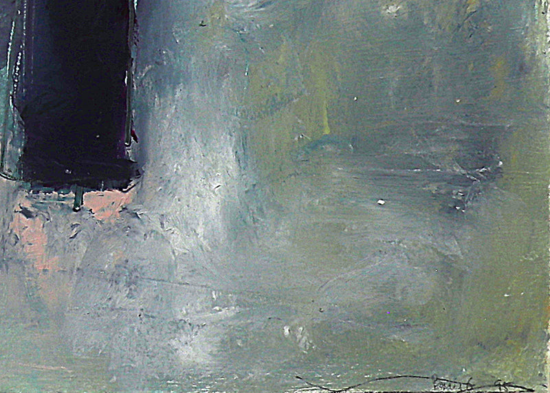 Composition #1 (Abstract), Oil Painting, 1995